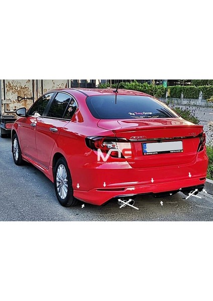 Fiat Egea Arka Tampon Eki Karlık Difüzör Fiberglass Boyasız Oto Mos Garaj Uyumlu fırsatları