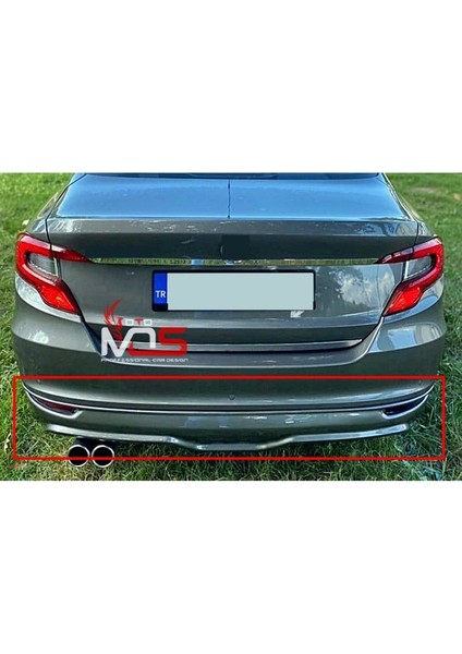 Fiat Egea Arka Tampon Eki Karlık Difüzör Fiberglass Boyasız Oto Mos Garaj Uyumlu indirimleri
