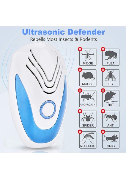 Pest Reject Ultrasonik Fare Haşere Sinek Kovucu 130 M2 Etkili fiyatları