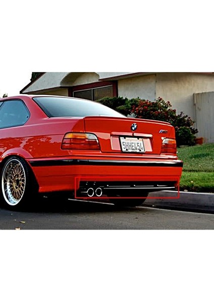 Bmw E36 M Tampon Difüzör Fiber Boyasız Uyumlu