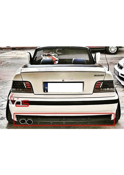 Bmw E36 M Tampon Difüzör Fiber Boyasız Uyumlu modelleri