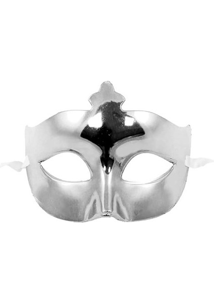 Etkinlik Gösteri Balo Kostüm Maskesi İçin Silver Parlak Maske