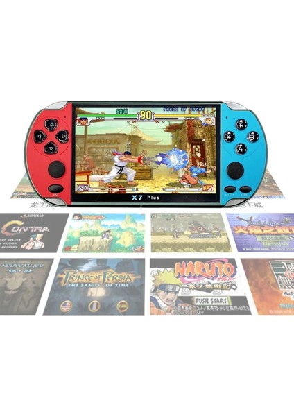 Retro X7 Plus Vita Model 5.1 Inçtaşınabilir Oyun Konsolu Retro Taşınabilir Oyun Konsolu