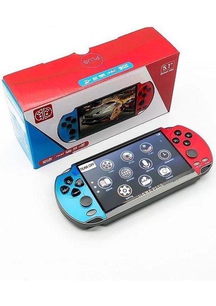 Retro X7 Plus Vita Model 5.1 Inçtaşınabilir Oyun Konsolu Retro Taşınabilir Oyun Konsolu