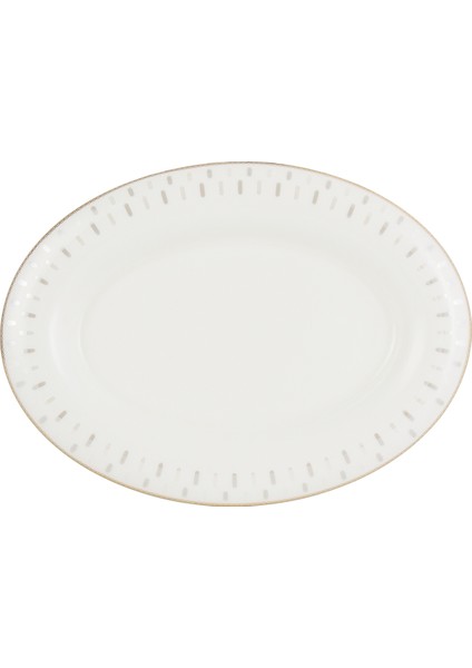 Mabella 6 Kişilik 30 Parça Yemek Takımı - Beyaz/bej