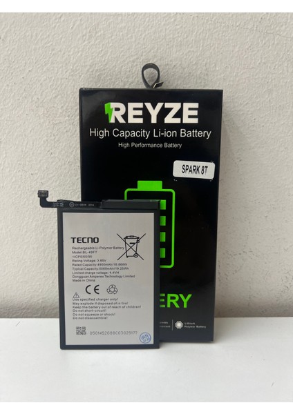 Reyze Tecno Spark 8t BL-49FT Batarya