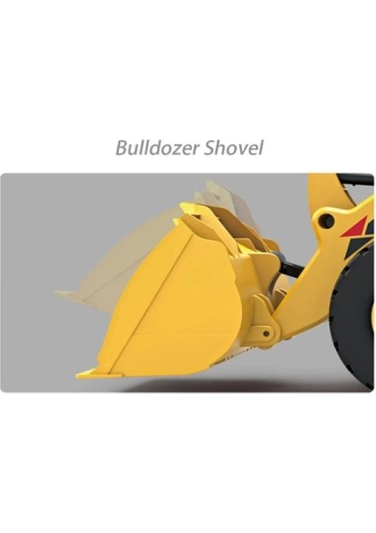 Uzaktan Kumandalı Işıklı Rc Bulldozer 1:24 Ölçekli Inşaat Aracı – 6ch, Şarjlı