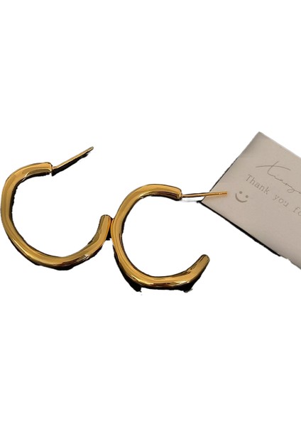 Niş Mizaç Küpe Trendi Banliyö Küpeleri ile Yüz (Yurt Dışından)