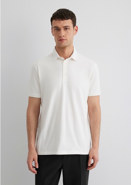 Beyaz Polo Tişört 0612011-70057 modelleri