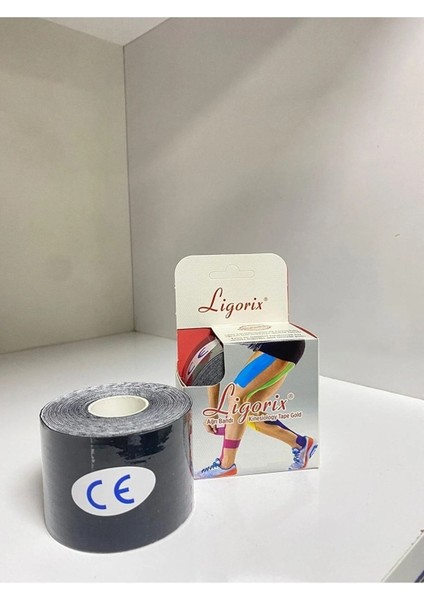 Esnek ve dayanıklı kas bandı, 3'lü paket, 5cm x 5m, siyah renk fiyatları