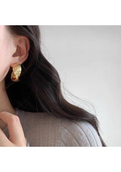 Niş Mizaç Küpe Trendi Banliyö Küpeleri ile Yüz (Yurt Dışından) fiyatları