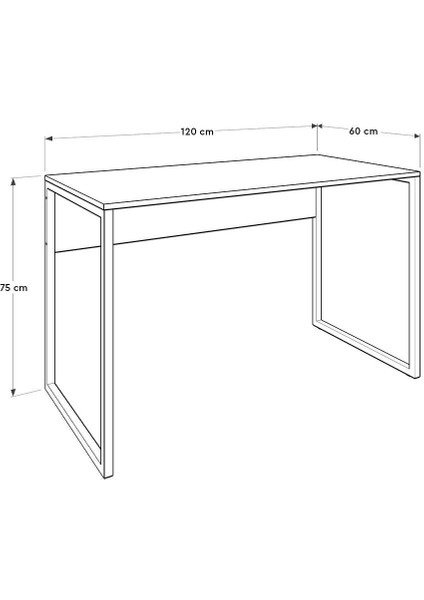 Adore Connect Çalışma Masası - Oslo Ceviz