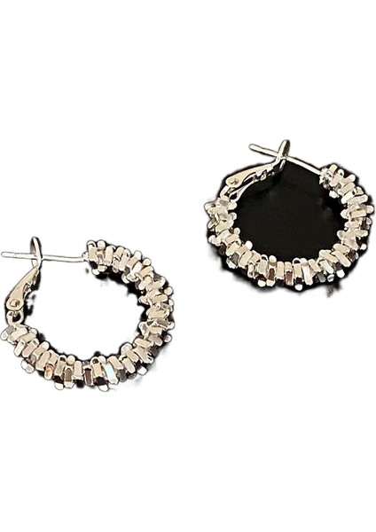 Niş Mizaç Küpe Trendi Banliyö Küpeleri ile Yüz (Yurt Dışından)