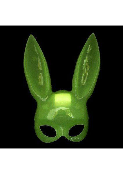 Gösteri Tavşan Kostümü İçin Karanlıkta Yanan Glow Floresan Maske