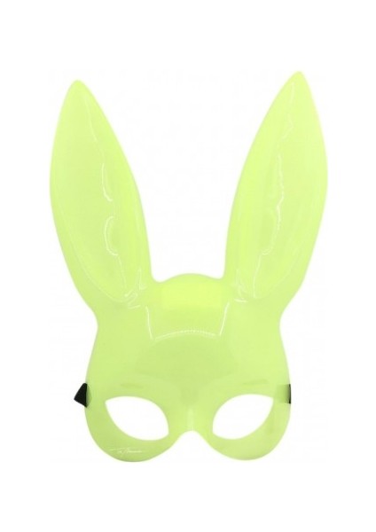 Gösteri Tavşan Kostümü İçin Karanlıkta Yanan Glow Floresan Maske fırsatları