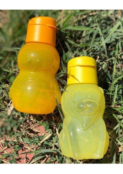 Renkli hayvan desenli 350 ml çocuk suluk seti, dayanıklı plastik malzeme, turuncu-sarı fiyatları