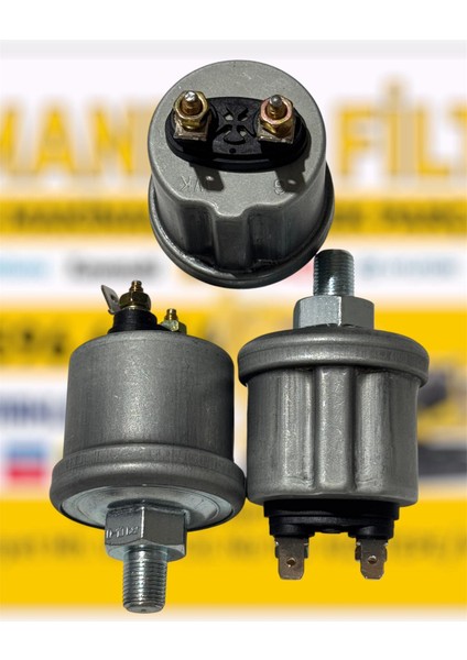 Yağ Müşürü 10 Bar M10X1 Ince Diş Çift Çıkış Mf-Perkıns-Deutz