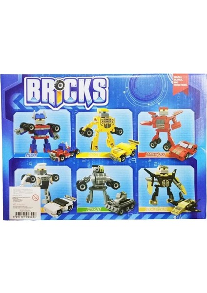 Bricks LEGO Transformers 6in1 342 Parça (SM310) fiyatları