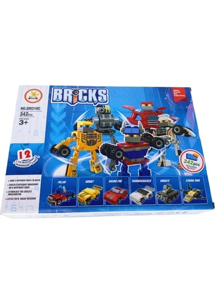 Bricks LEGO Transformers 6in1 342 Parça (SM310) modelleri