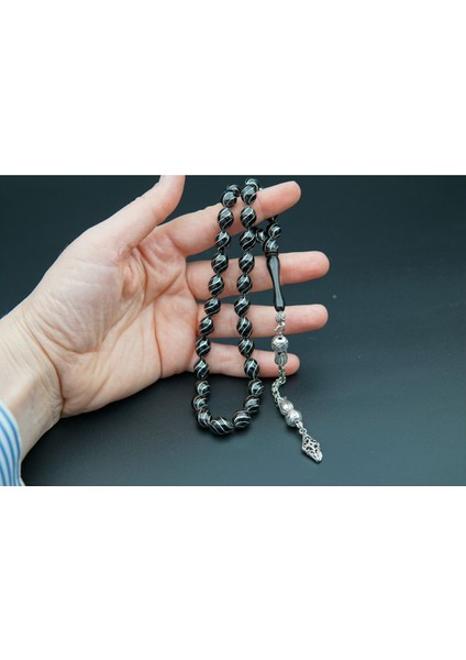 6'lı Gümüş Işleme Çeşni Oltutaşı Tesbih modelleri