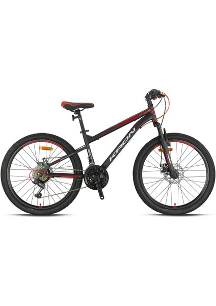 Vortex 4.0 - 26 Mtb - 14' - 21 Vites - M.dısc - Mat Siyah-Gri/kırmızı