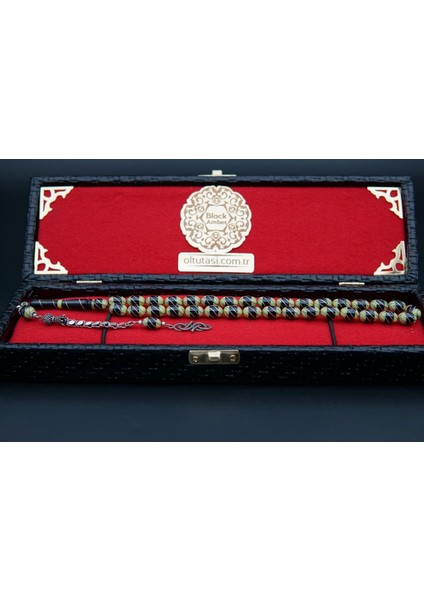 Renkli 6'lı Gümüş Işlemeli Çeşni Oltutaşı Tesbih