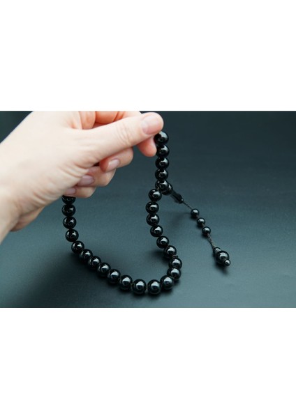 Sade Yuvarlak Kesim Oltutaşı Tesbih