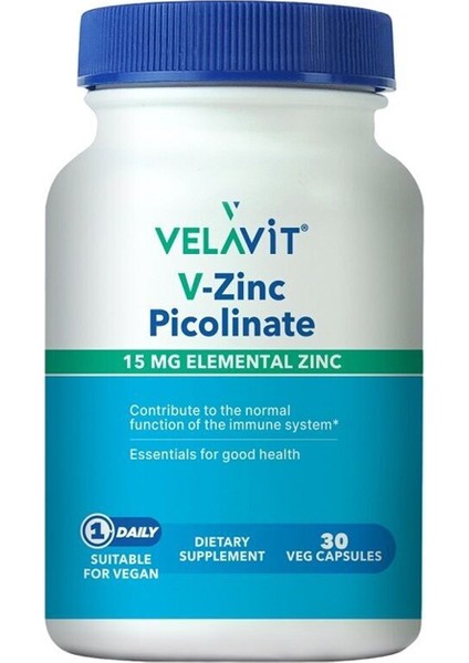V-Zinc Picolinate 30 Kapsül