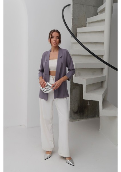 Kadın Atlas Kumaş Astarsız Blazer Ceket, Premium Kalite fiyatları