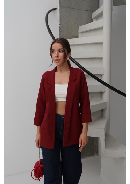 Kadın Atlas Kumaş Astarsız Blazer Ceket, Premium Kalite fiyatları