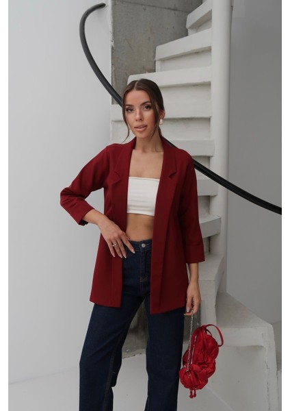 Kadın Atlas Kumaş Astarsız Blazer Ceket, Premium Kalite modelleri