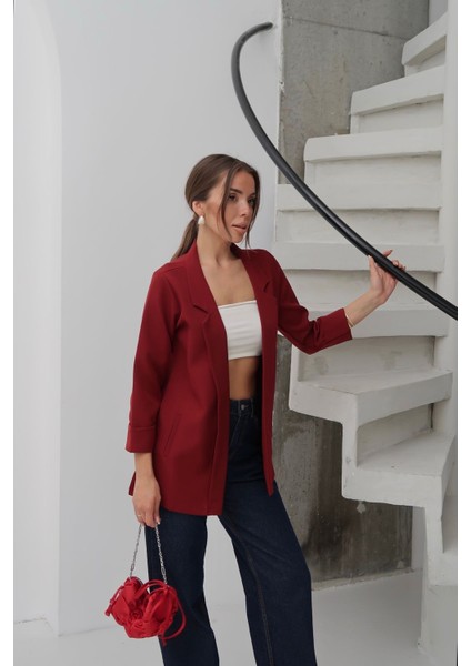 Kadın Atlas Kumaş Astarsız Blazer Ceket, Premium Kalite indirimleri