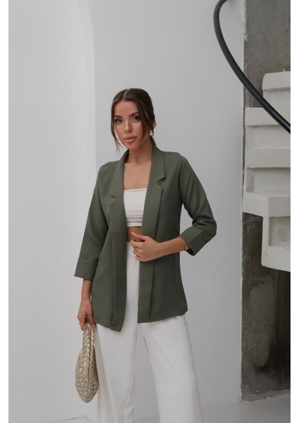 Kadın Atlas Kumaş Astarsız Blazer Ceket, Premium Kalite fiyatları