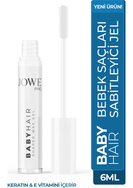 Baby Hair Shaper Wax Gel 6 ml Esnek Saten Jel Tüm Saçlar İçin Parlaklık Verici