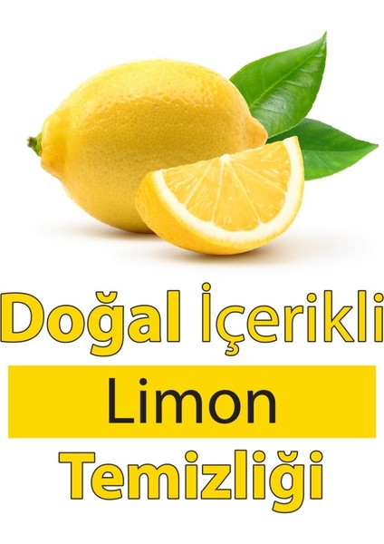 Doğadan Pratik Yüzey Temizlik Havlusu Limon 8X100 (800 Yaprak)