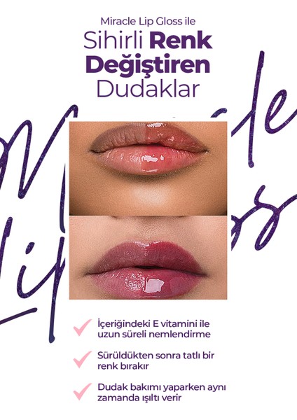 Miracle Lip Gloss - Color-Changing Lip Gloss - Cherry Me - 6 ml fiyatları