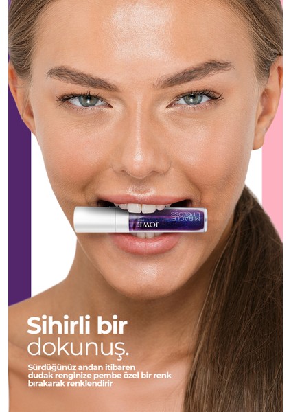 Miracle Lip Gloss - Color-Changing Lip Gloss - Cherry Me - 6 ml fırsatları