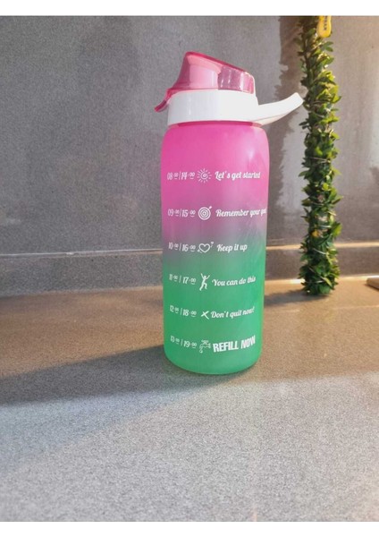 Yeşil 1L Su Matarası, Hafif ve Sağlam Plastik Suluk modelleri