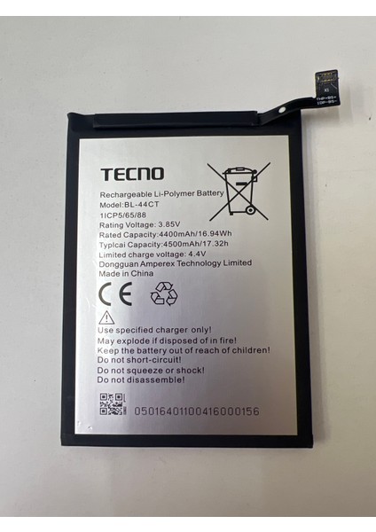 Reyze Tecno Camon 16 BL-44CT Batarya fiyatları