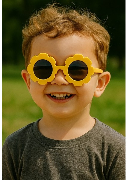 Kids 3 Lü Set Güneş Gözlüğü Papatya Çerçeve Uv 400 Korumalı Ce Belgeli Çocuk Güneş Gözlüğü fiyatları