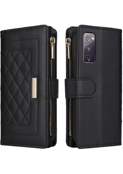 Samsung Galaxy S21 Artı Kayış Darbeye Cüzdan Kart Yuvaları Için Flip Case (Yurt Dışından)