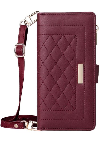 Samsung Galaxy S22 Kayış Kart Yuvaları Darbeye Cüzdan Için Flip Case (Yurt Dışından) fiyatları
