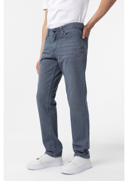 Gri Regular Denim Pantolon modelleri