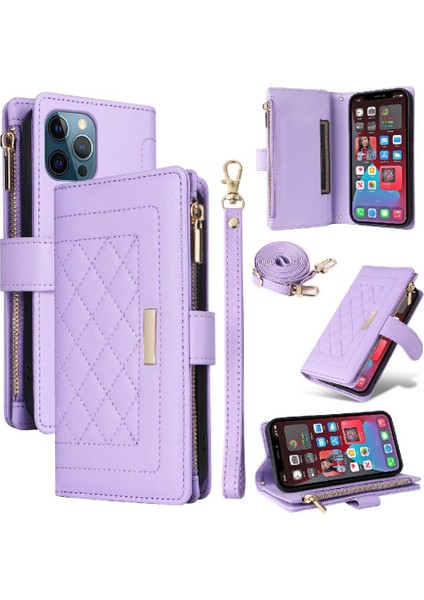 IPhone 12 Için Flip Case Pro Max Cüzdan Kart Yuvaları Kayış Darbeye (Yurt Dışından) indirimleri
