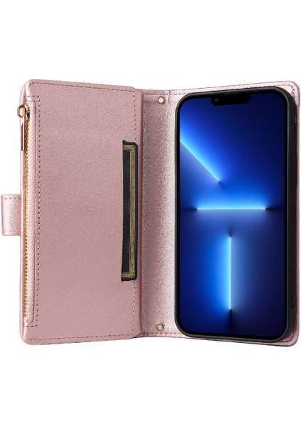 IPhone 13 Için Flip Case Pro Kart Yuvaları Darbeye Cüzdan Kayış (Yurt Dışından) indirimleri