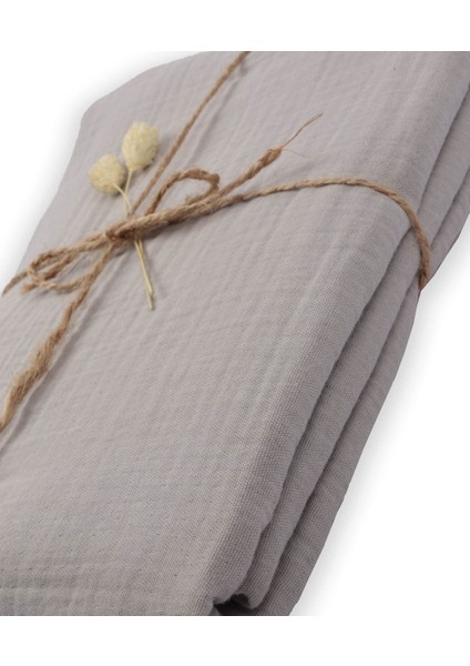 Müslin Bebek Çarşafı (Yıkanmıştır) 120X150CM +/ - 2 cm Gri fiyatları