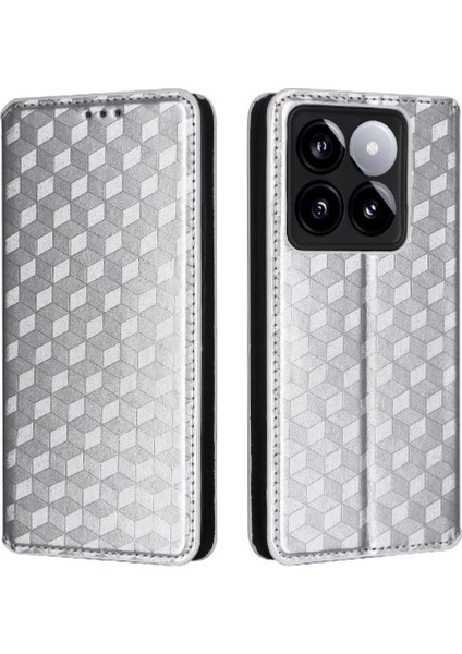 Xiaomi 14T Manyetik Kapatma Kart Yuvaları Için Flip Case Tutucu 3D Desen (Yurt Dışından) indirimleri