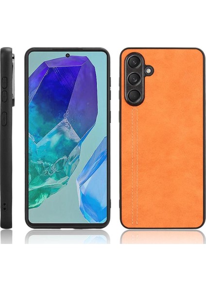 Samsung Galaxy M54 Vegan Pu Deri Kickstand Kart Çanta Için Cüzdan Kılıf (Yurt Dışından)