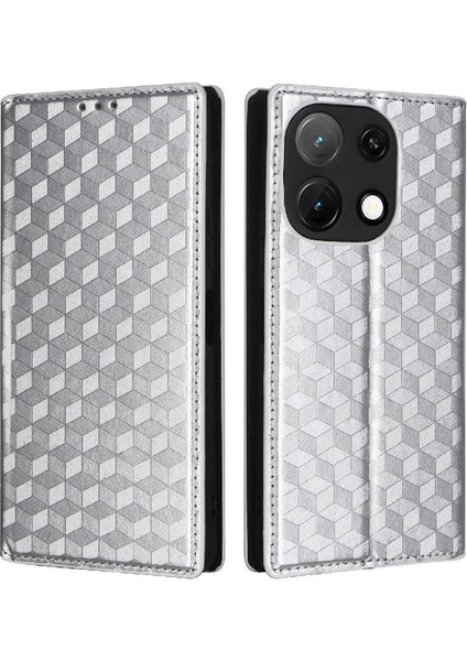 Umidigi Bison Not 90 Manyetik Kapatma Için Flip Case 3D Desen Kart Yuvaları (Yurt Dışından)