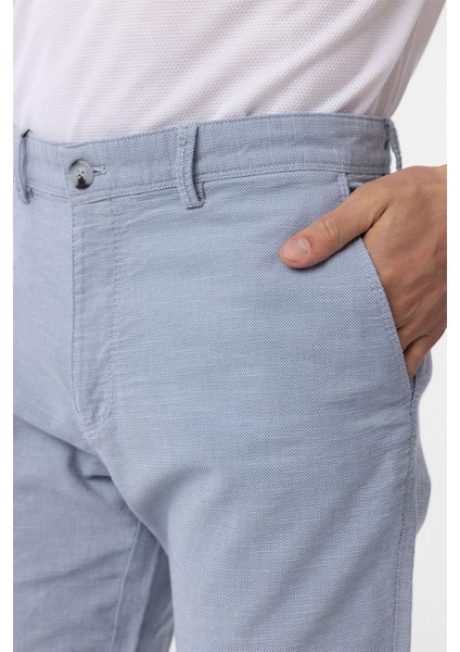 Mavi Slim Fit Armürlü Kanvas Pantolon fırsatları